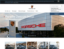 Tablet Screenshot of porsche-inntal.de